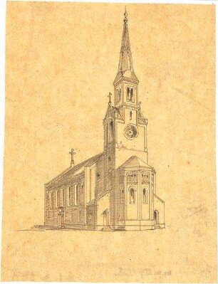 Reiffenstuel, Michael; Kirchenentwurf - Perspektive