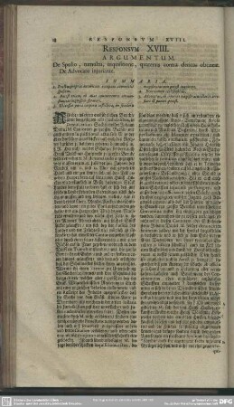 Responsum XVIII.