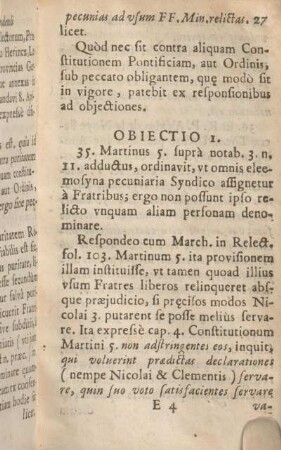 Obiectio I - [Obiectio 2.]