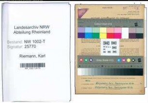 Entnazifizierung Karl Riemann , geb. 24.09.1886 (Baudirektor)