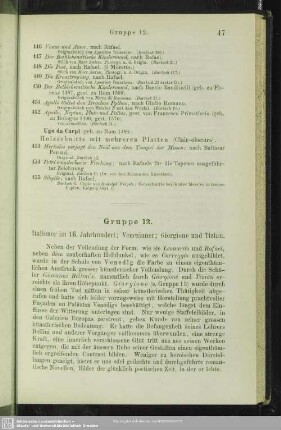 Gruppe 12. Italiener im 16. Jahrhundert