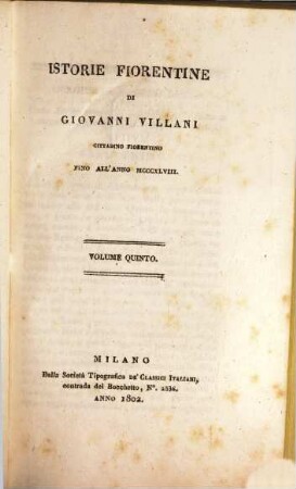 Istorie Fiorentine, 5