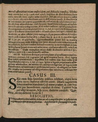 Casus III.