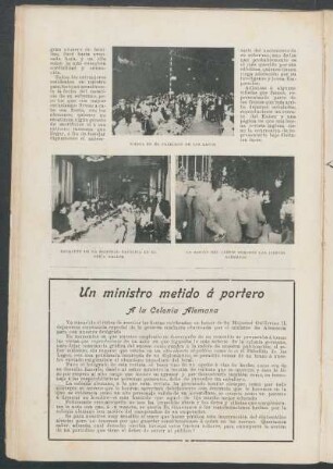 Un ministro metido á portero : A la Colonia Alemana