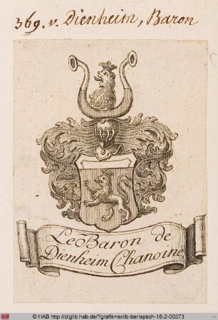 Wappen des Freiherrn von Dienheim