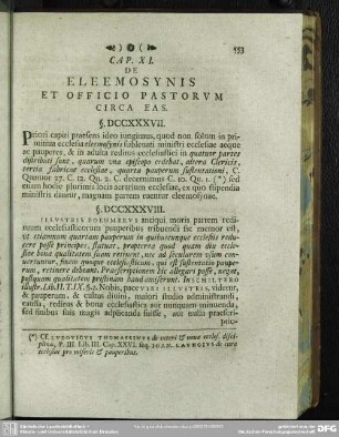 Cap. XI. De Eleemosynis Et Officio Pastorum Circa Eas