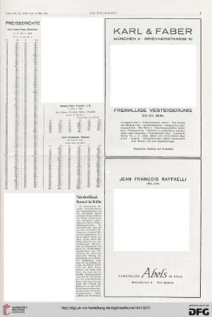 Nr. 19/20 (11. Mai. 1941), S. 7: Preisberichte