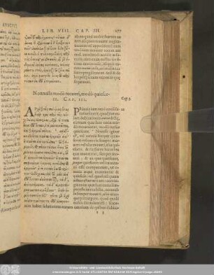 Nonnulla modò moveri, modò quiescere. Cap. III.