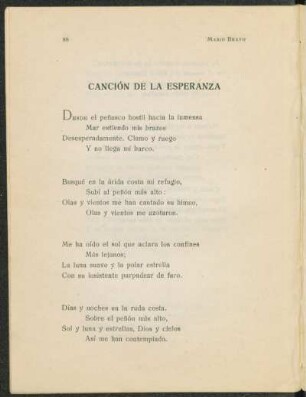 Canción de la esperanza