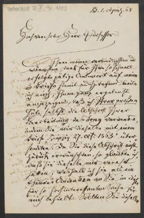 Brief an Ignaz Moscheles : 01.04.1868
