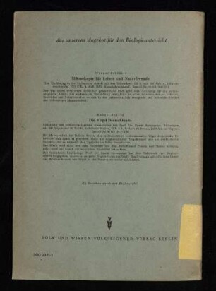 Aus unserem Angebot für den Biologieunterricht