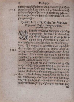 Henrich der IV. R. Keyser, in Francken Elsas vnd Hessen Herzog , Pfalzgraff bey Rhein ec.