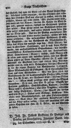 Anekdoten für Prediger und Priester. Bd.2.