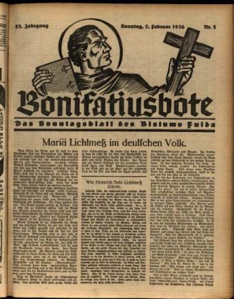 Ausgabe vom Sonntag, den 02. Februar 1936.