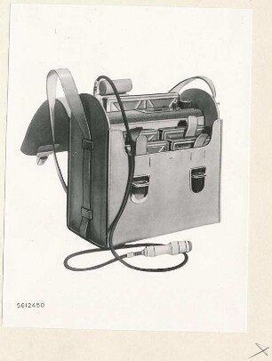 Transporter KMG 1 Transporttasche, Foto 1956