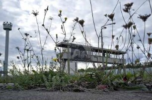 Helmstedt-Marienborm. Ehemals innerdeutscher Grenzübergang an der Autobahn Hannover-Berlin. Jetzt Grenzmuseum.. Teilweise in schäbigem, lieblosen Zustand. 09.2015