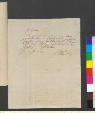 Brief von Carl, Friedrich an Goethe, Johann Wolfgang von