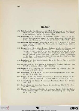 Bücher (Nr. 1824-1859)