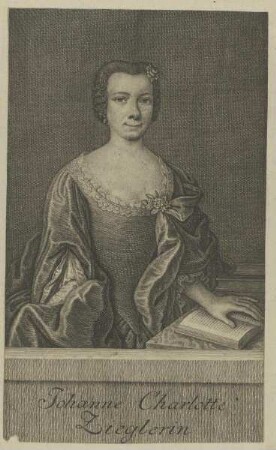 Bildnis der Johanne Charlotte Zieglerin