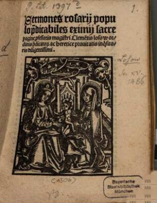 Sermones Rosarii populo praedicabiles