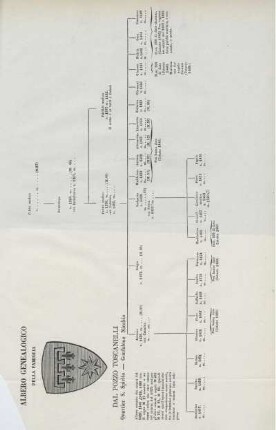 Albero genealogico della famiglia dal Pozzo Toscanelli.