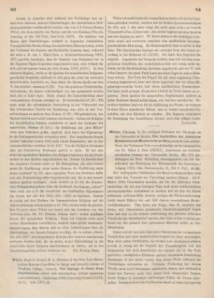 83-84 [Rezension] The sayings of Jesus from Oxyrhynchus