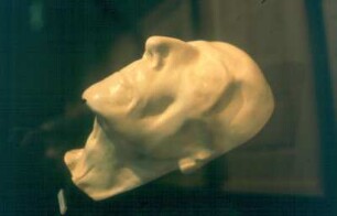 Wustrau. Totenmaske des Preußenkönigs Friedrich II.