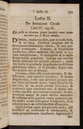 731-733, Lectio II
