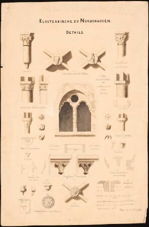 Kirche des ehemaligen Zisterzienser-Nonnenklosters, Nordshausen: Details