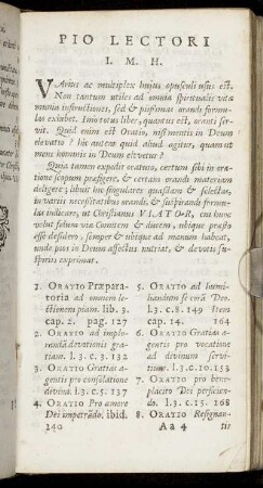 Pio Lectori