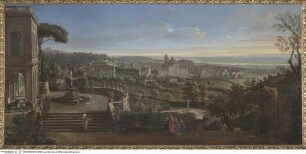 Vedute von Marino von der Villa Belpoggio aus