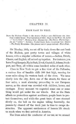 as city - The Plains - Prairie dogs - An old " rattler" - Buffalos - United States forts - A railroad feat - Denver and the Rocky Mountains - The pioneer narrow-gauge railroad - Pike´s Peak