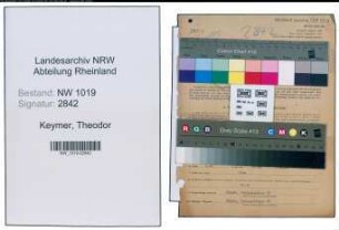 Entnazifizierung Theodor Keymer , geb. 30.11.1909 (Fahrer)