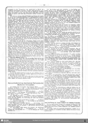 Normal-Lehrvertrag des Central-Verbandes der Deutschen Uhrmacher