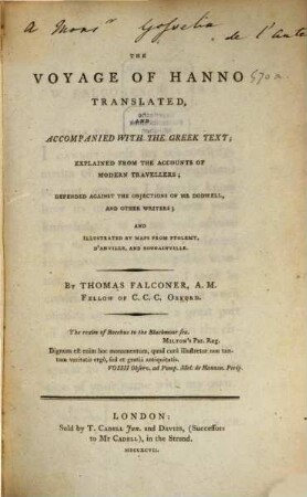The voyage of Hanno