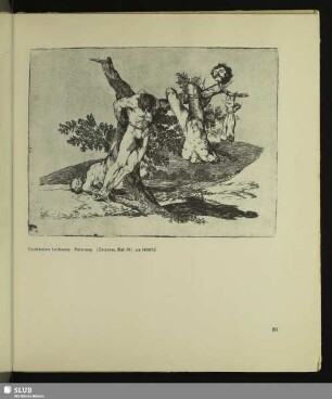 Geschändete Leichname. Radierung (Desastres, Blatt 39), um 1808/12