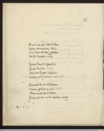 Heisst es viel dich bitten : [SW III: H6]; [SW III, S. 59/136]