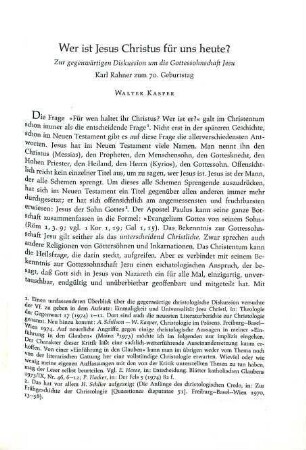 203-222 Wer ist Jesus Christus für uns heute?