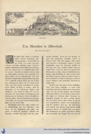 Das Rheintor in Alt-Breisach.