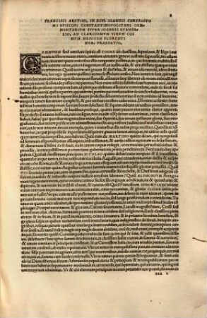 Tomvs ... Opervm Ioannis Chrysostomi Constantinopolitani, 2. Tomvs Secvndvs Continet ... Commentarivm In Ioannis Evangelia, Homilias Videlicet LXXXVII. Francisco Aretino Interprete
