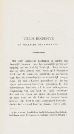 Vierde hoofdstuk. De Fransche Heerschappij