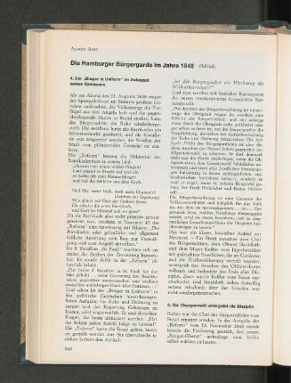 Die Hamburger Bürgergarde im Jahre 1848
