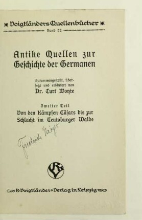 Teil 2: Von den Kämpfen Cäsars bis zur Schlacht im Teutoburger Walde