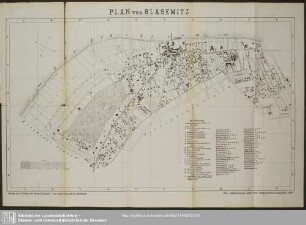 Karte : Plan von Blasewitz