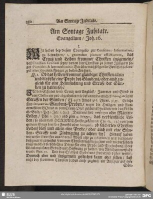 Am Sontage Jubilate
