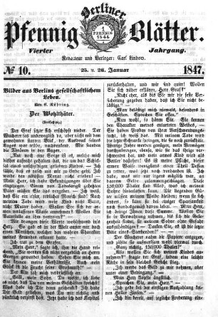 No. 10, 25. u. 26. Januar