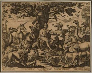 Orpheus bezaubert die Tiere