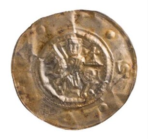Münze, Pfennig, Brakteat, um 1230