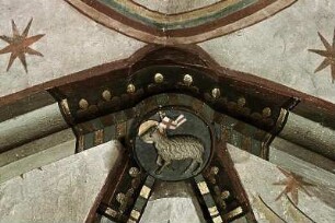 Schlußstein mit Lamm Gottes