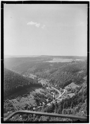 Festung Königstein Blick nach Hütten